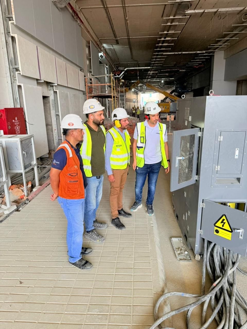 PLS crew on site