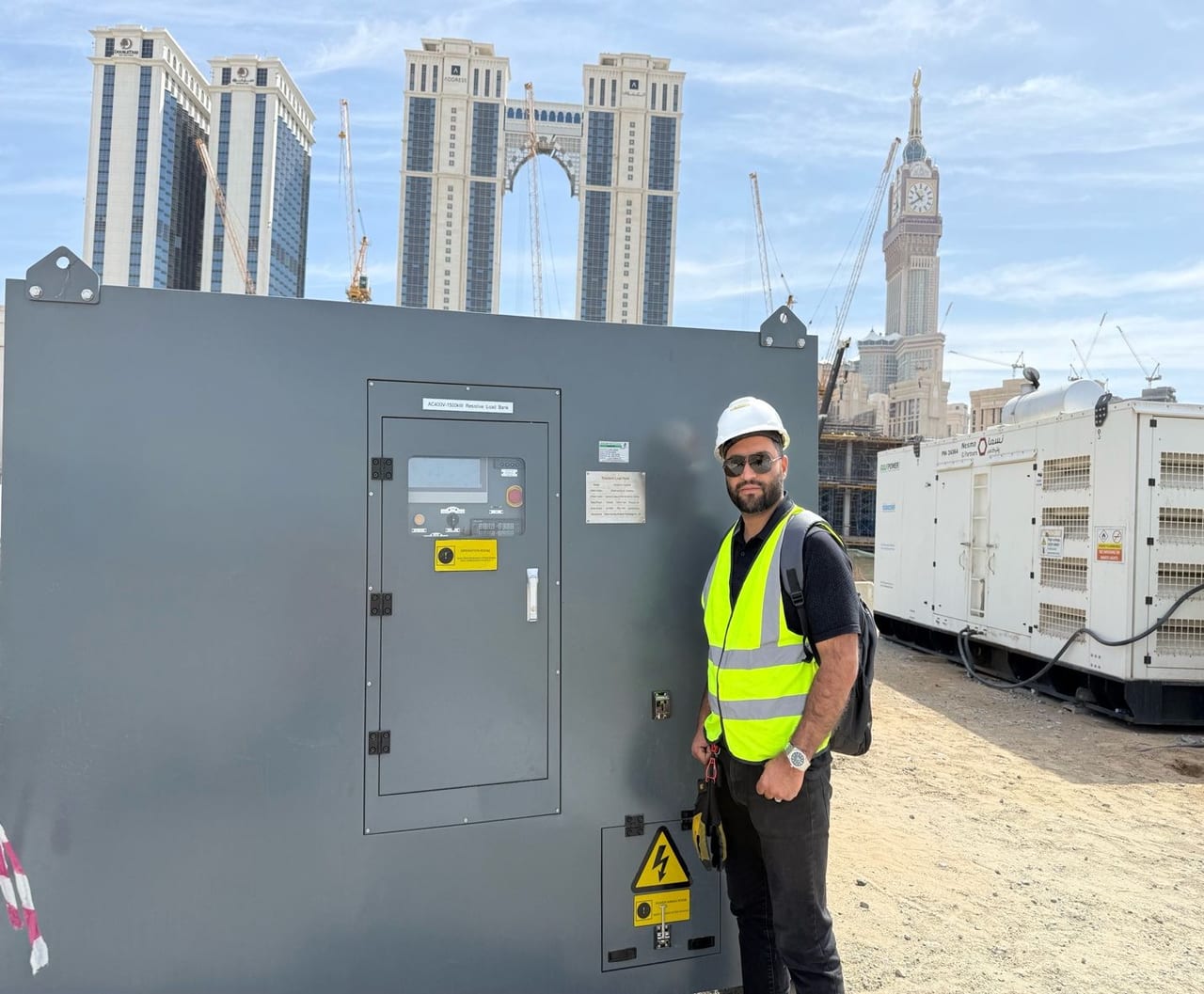 Generator test at Masar Destination, Makkah